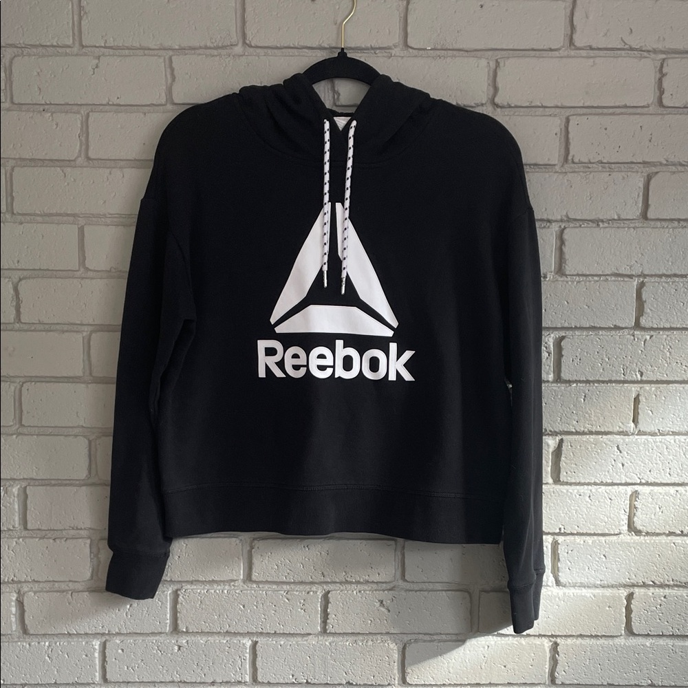 Reebok Black and White Logo Sweatshirt